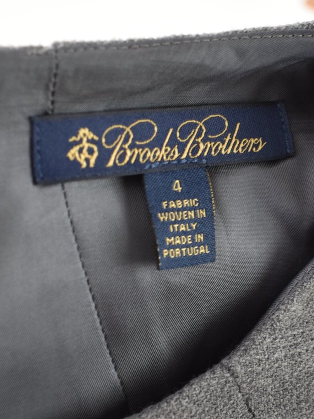 Brooks Brothers Seam Wool Sheath Dress - 4 - Picture 10 of 10